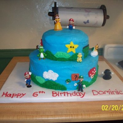 Super Mario Bros Cake & Cupcakes