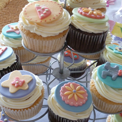 Various Cupcake Toppers Baby Shower