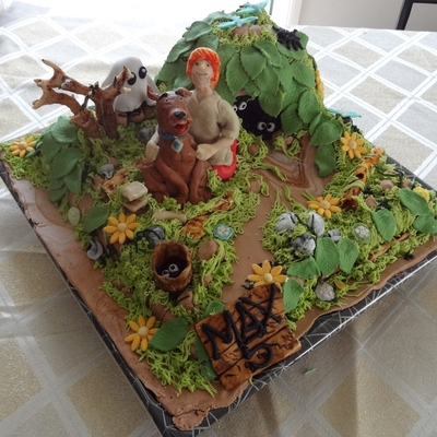 Scooby Doo And Shaggy Cake