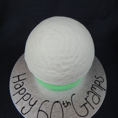 Golf Ball Cake