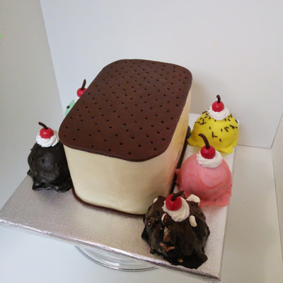 Giant Ice Cream Sandwich Cake