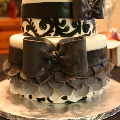 Petal Bridal Shower Cake