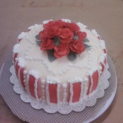 Wilton Course 3 Fondant/gumpaste Cake