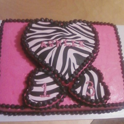 13Th Birthday Zebra Print