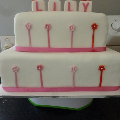 Christening Cake