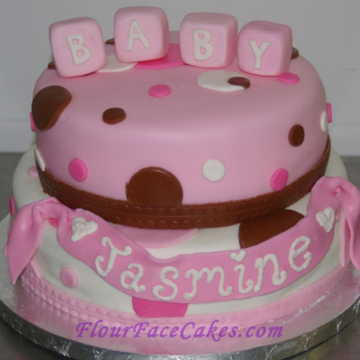 Bobbie's Baby Shower Cake
