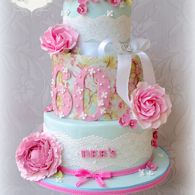 Peonies, Roses And Rice Paper