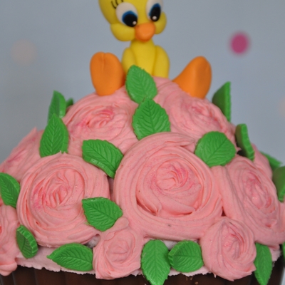 Tweety Bird Giant Cupcake