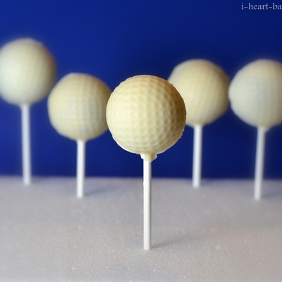 Golf Ball Cake Pops