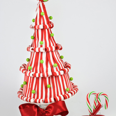 A Lollipop Christmas Tree 3D Candyland Christmas Tree Cake Peppermint Candy