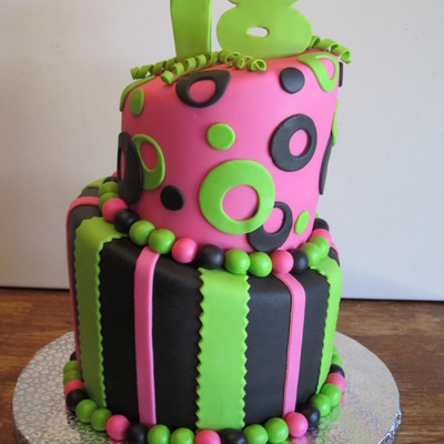 Topsy Turvy Birthday Cake