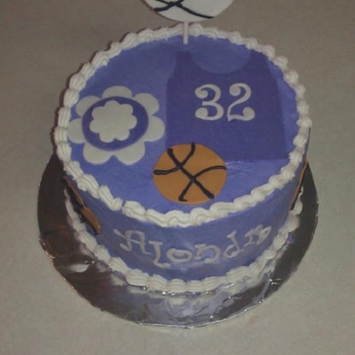 Sports Cake For A Middle School Girl