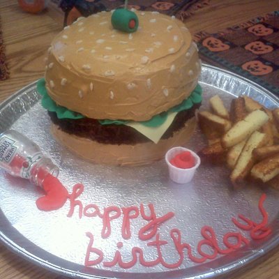 Cheeseburger Cake