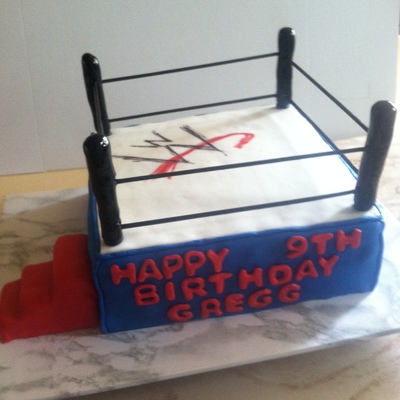Wwe Wrestling Ring Cake