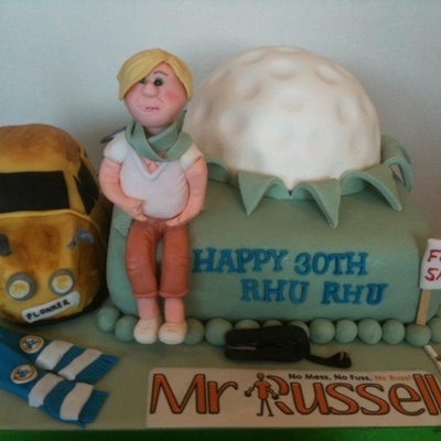 Mans 30Th Golf Cake