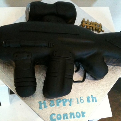 Machine Gun Cake
