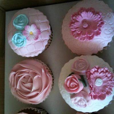 Christening Cupcakes For A Girl