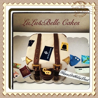Luggage New Zealand Cake