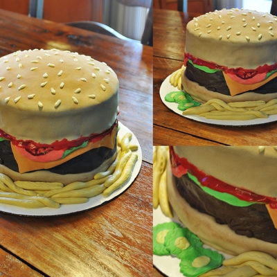 Cheeseburger Cake