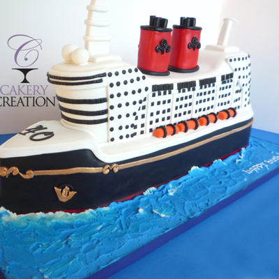 3D Cruise Ship Cake