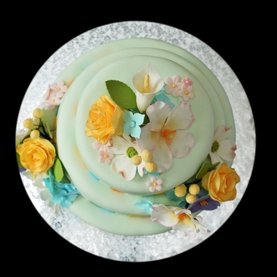 Garden Birthday Cake