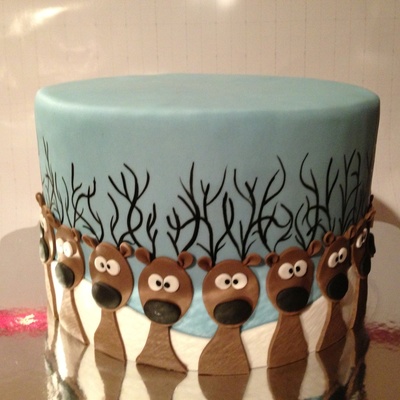 Reighndeer Cake