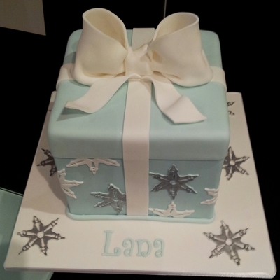 Present Box Cake