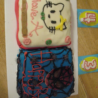 Spider Man Meets Hello Kitty