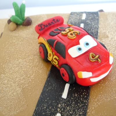 Lightning Mcqueen Cake