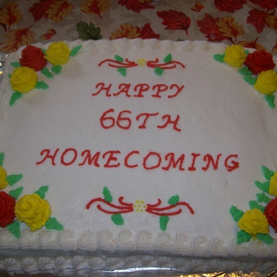 Cake For Church Homecoming
