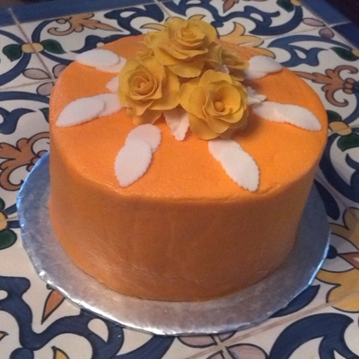 Birthday Cake With Rose