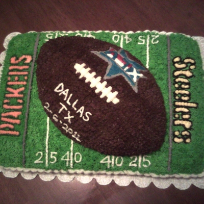 My First Superbowl Cake