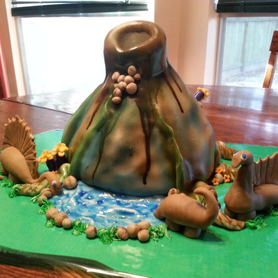 Single Volcano For A Boy Birthday!!