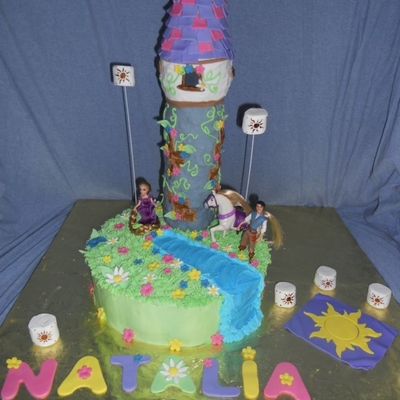 Tangled Theme Cake