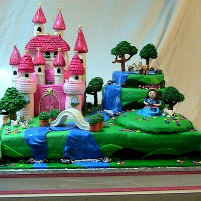 Princess Castle Cake