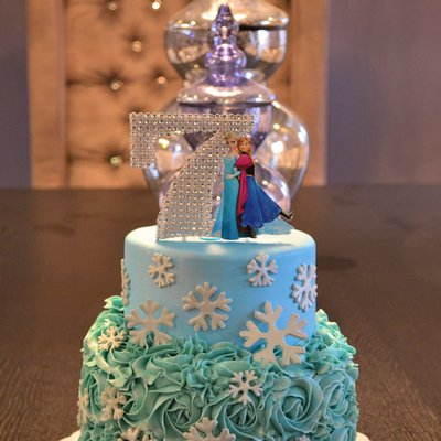 Frozen Inspired Cake