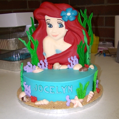 Ariel Under The Sea Cake
