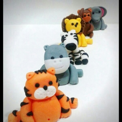 Animal Cupcake Fondant Topper