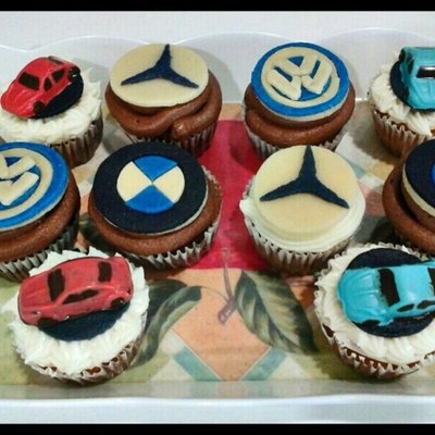 Car Themed Cupcakes