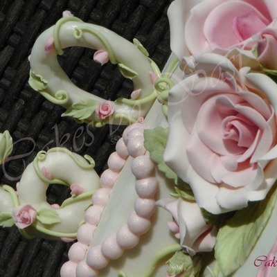 Rose Vines : A 60Th Birthday Cake.