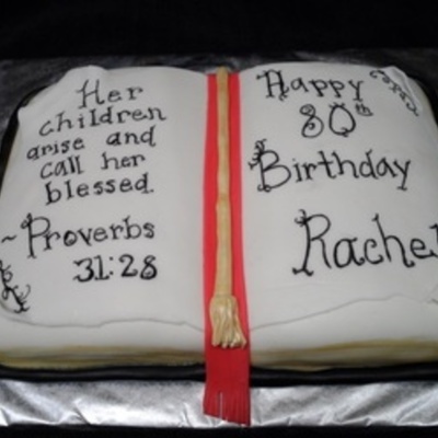 Bible Birthday Cake