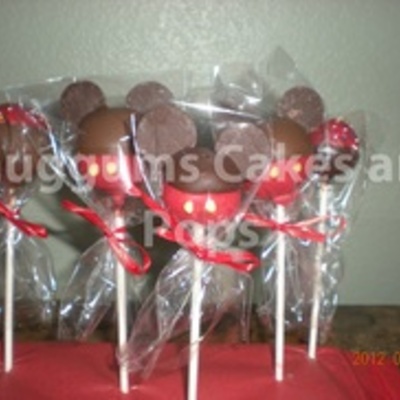 Mickey Mouse Cake Pops