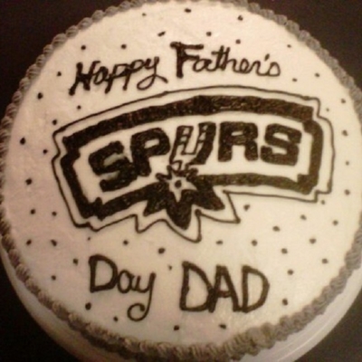Spurs Father's Day Cake