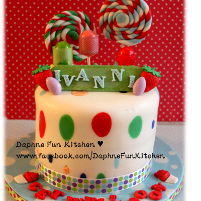 Candy Land Get Well Soon Cake