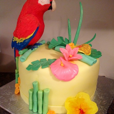 Parrot Birthday Cake