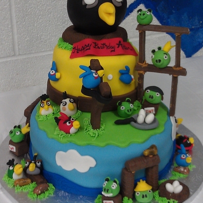 Angry Birds Cake