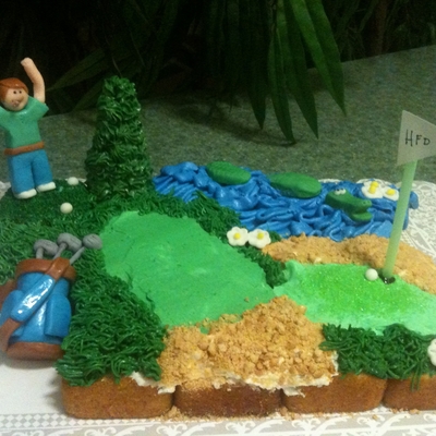 Father's Day Golf Cake