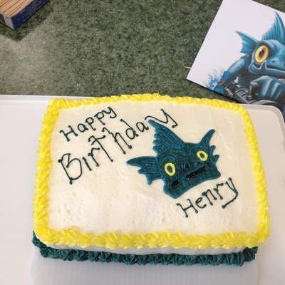 Gill Grunt Skylander Cake