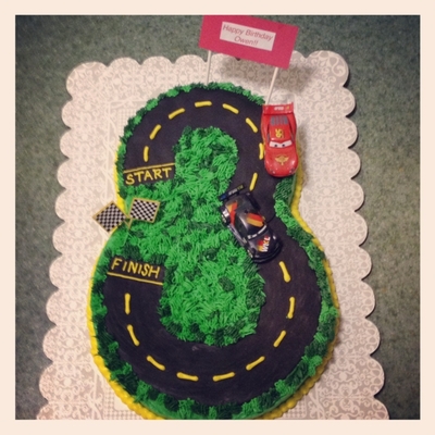 Race Track Cake For 3 Year Old