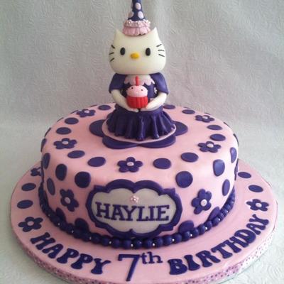 Hello Kitty Happy Birthday Cake!! Hello Kitty In Princess Gown!